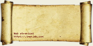 Kristina Vranjković vizit kartica